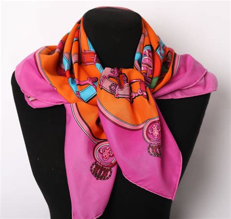 used hermes scarves for women